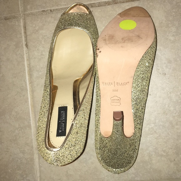 Gold Sequin 3in Heels - Picture 4 of 4